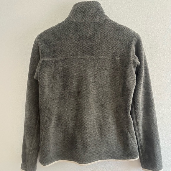 Patagonia Women’s Re-Tool Snap-T Fleece Pullover Gray & Cream Sz M - Picture 9 of 13